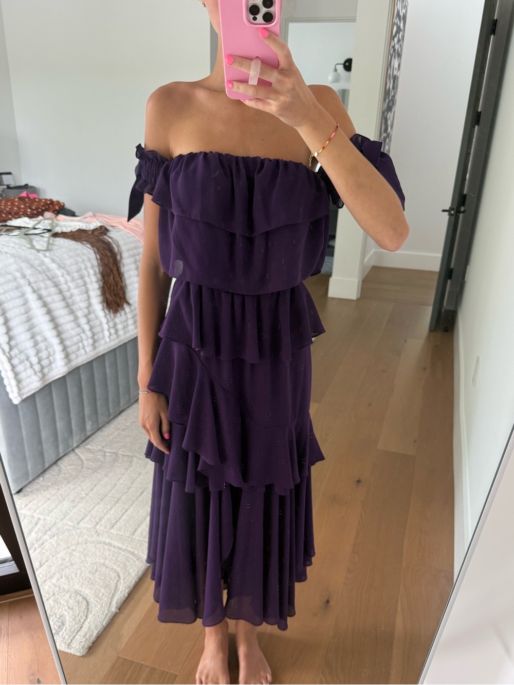 MISA Los Angeles Isidora Dress in Purple size XS
